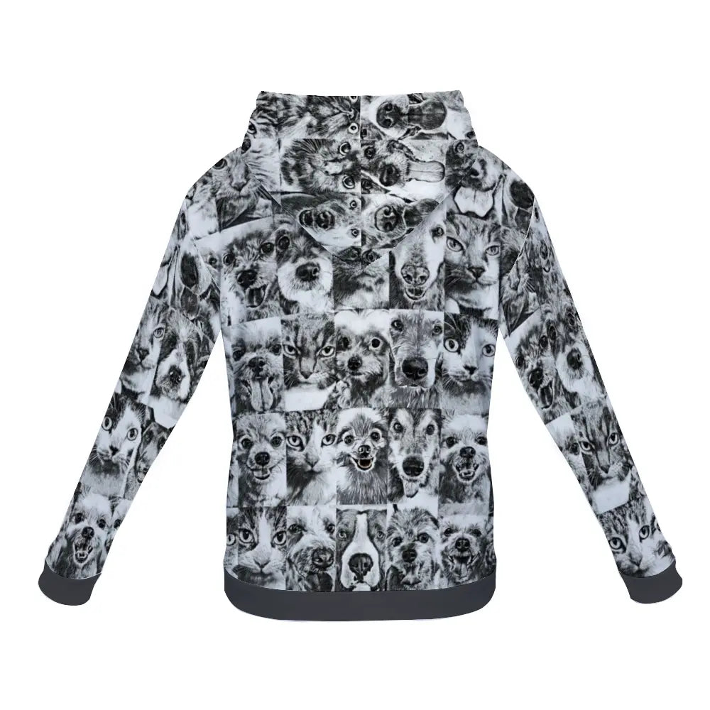 Plush hoodie with pockets - Club 99 ThisNew