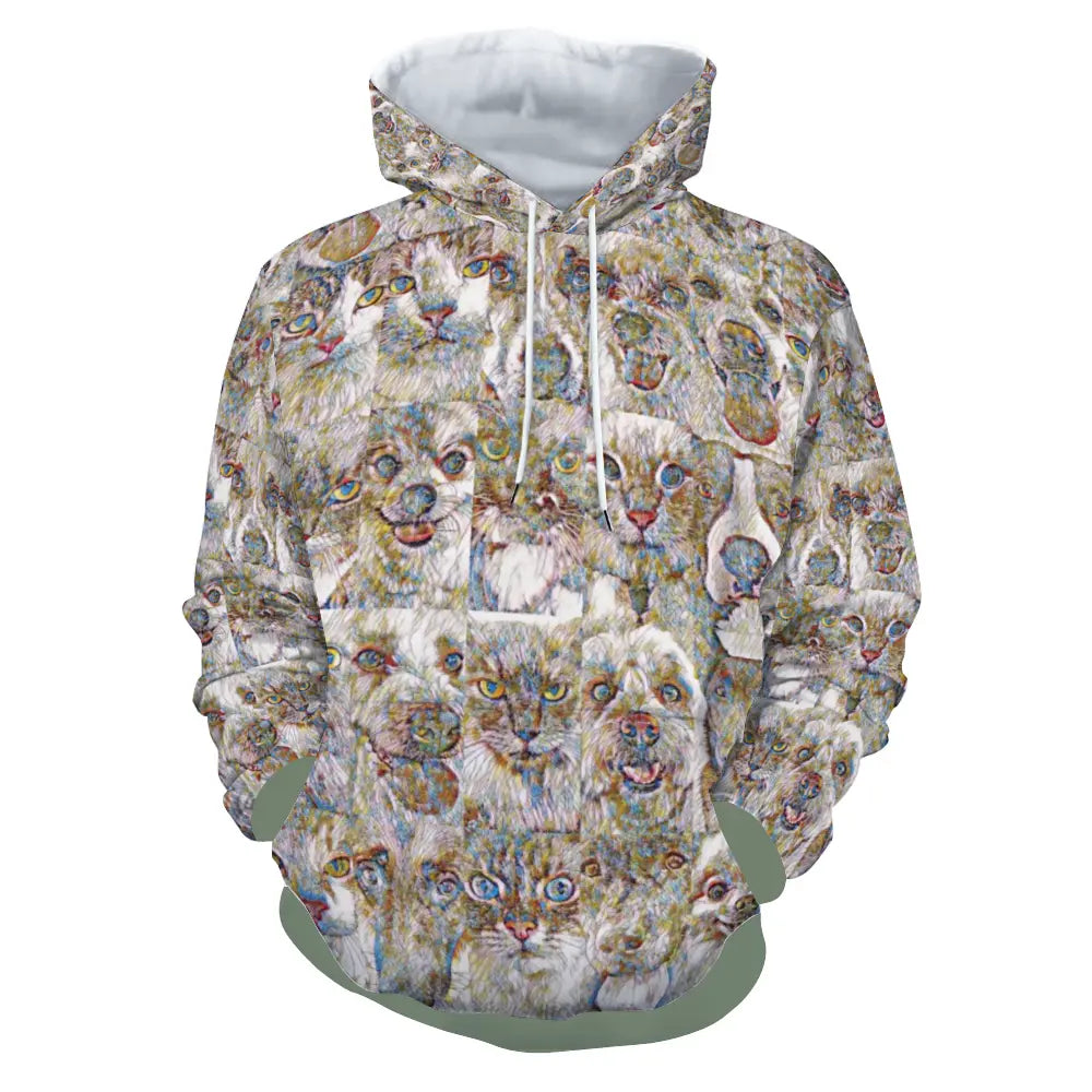 Plush hoodie with pockets - Club 99 ThisNew
