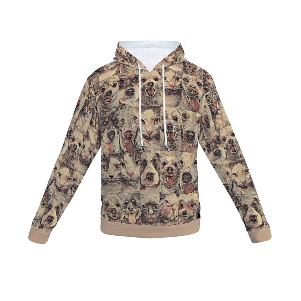 Plush hoodie with pockets - Club 99 ThisNew