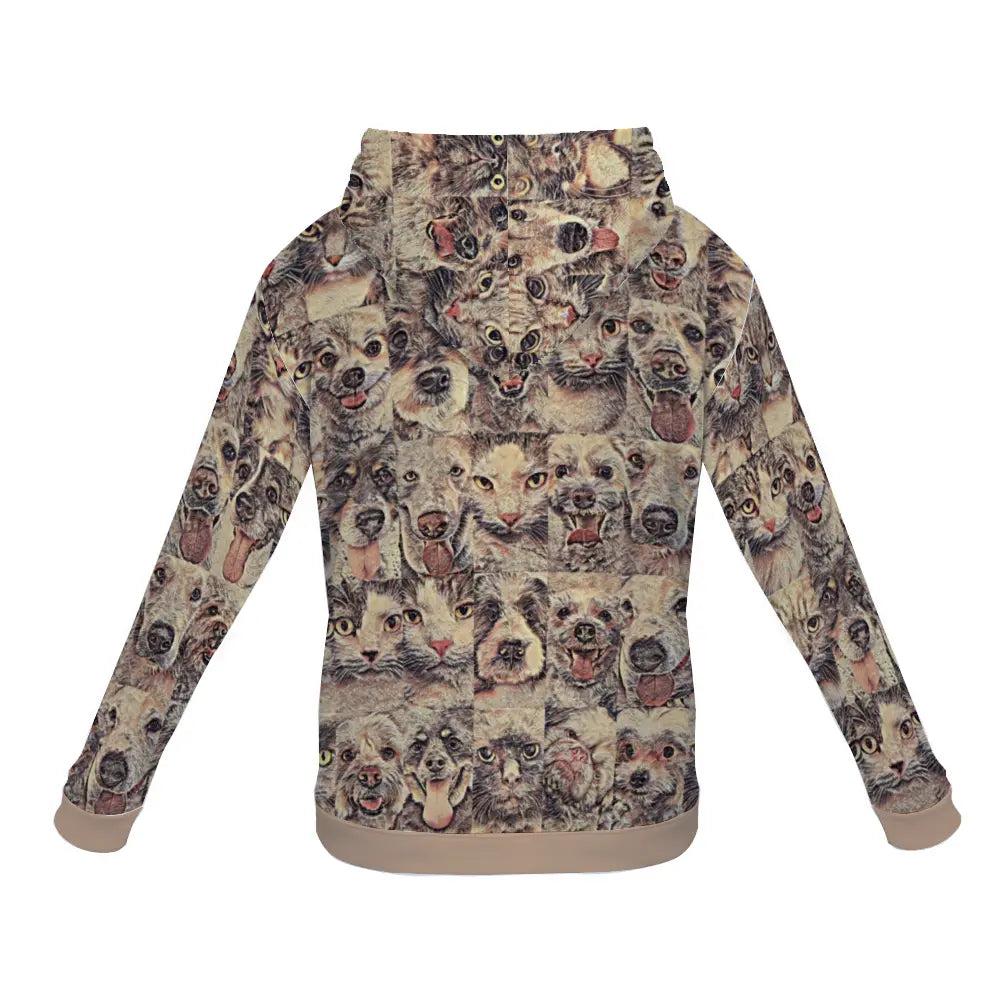 Plush hoodie with pockets - Club 99 ThisNew