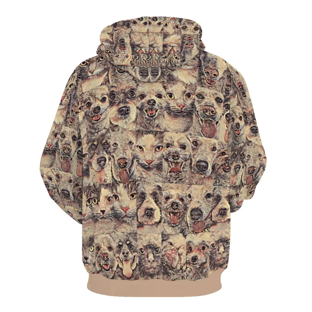 Plush hoodie with pockets - Club 99 ThisNew