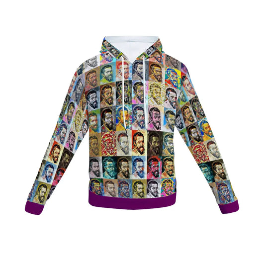Plush hoodie with pockets - School of painting - Michelangelo Buonarroti ThisNew