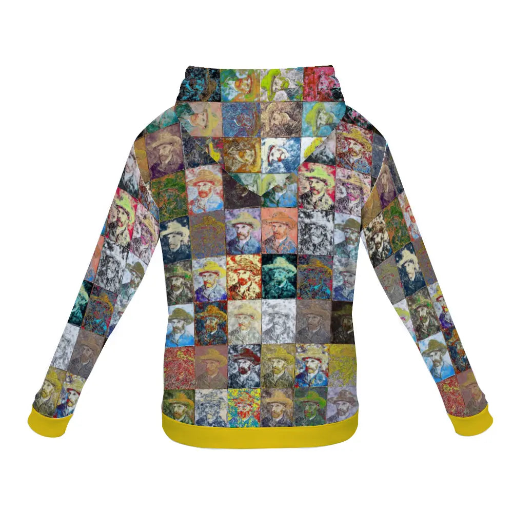Plush hoodie with pockets - School of painting - Vincent Van Gogh ThisNew