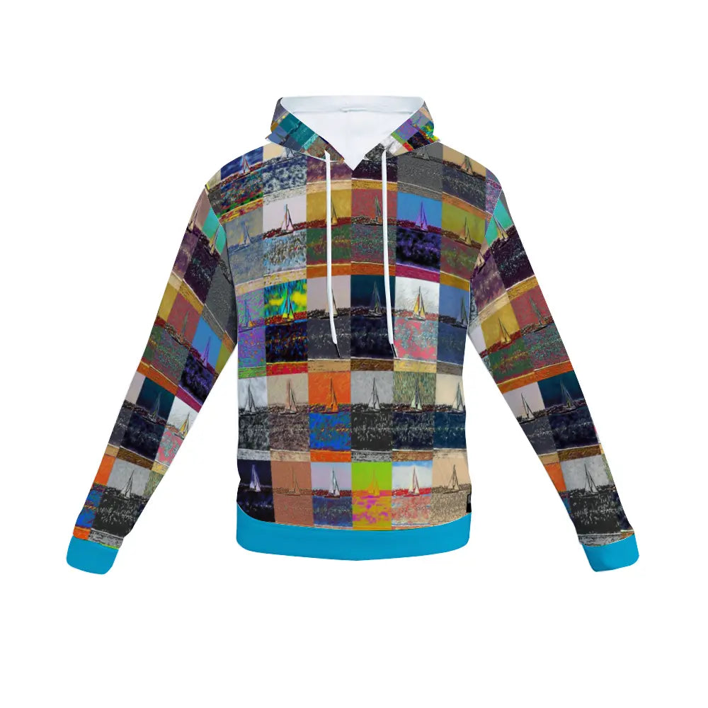 Plush hoodie with pockets - The show must go on - Marina del Rey ThisNew