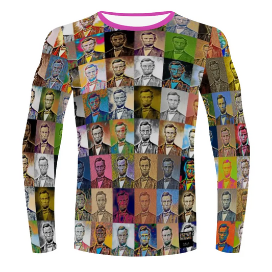 Stretchable long sleeve tee - Encore - Abraham Lincoln ThisNew