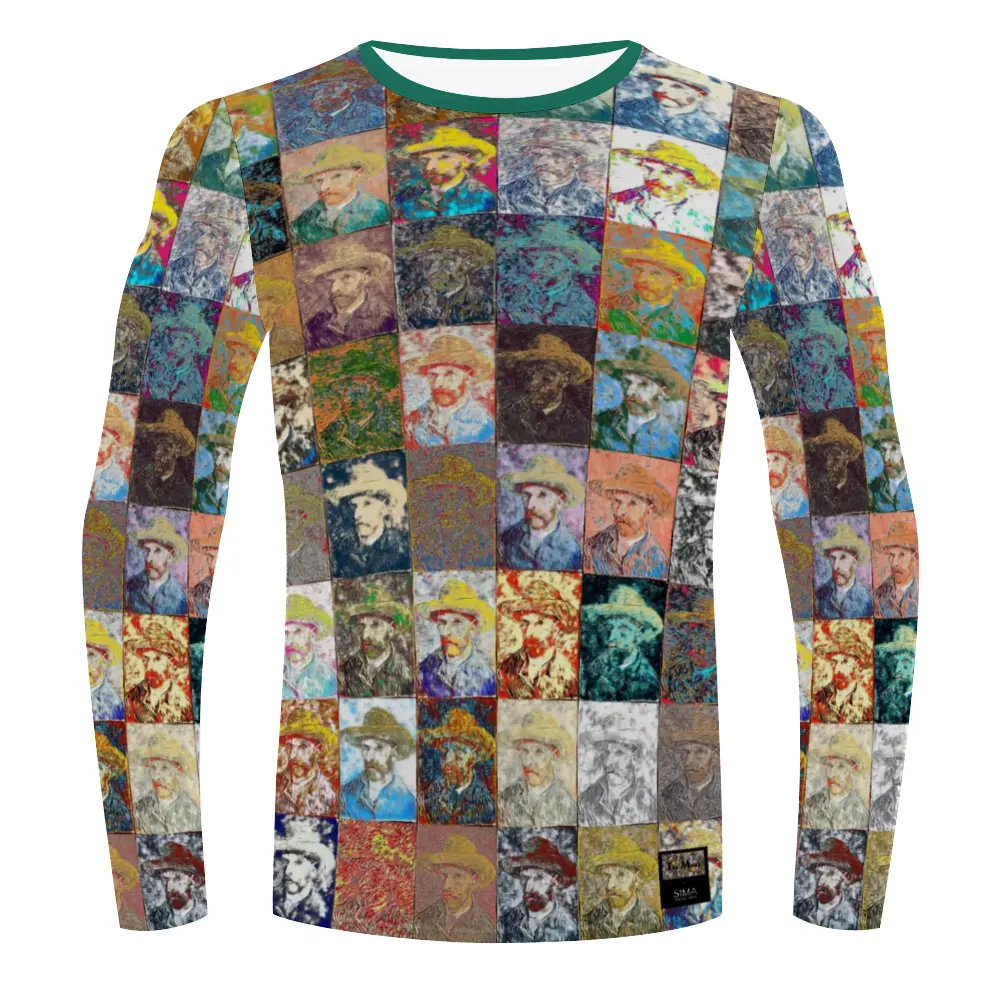 Stretchable long sleeve tee - School of painting - Vincent Van Gogh ThisNew