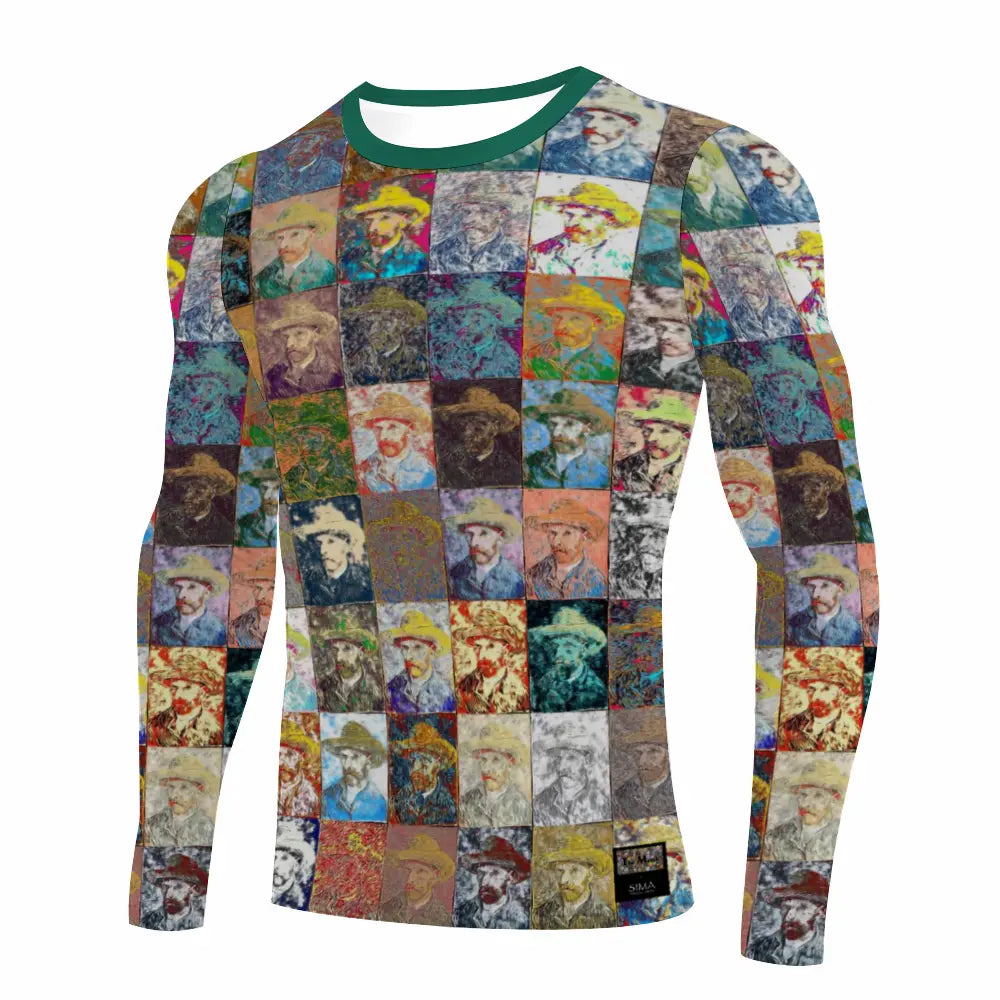 Stretchable long sleeve tee - School of painting - Vincent Van Gogh ThisNew