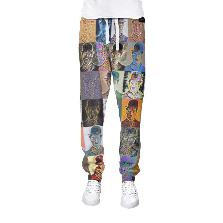 Sweatpants - Encore - Charlie Chaplin Printy6