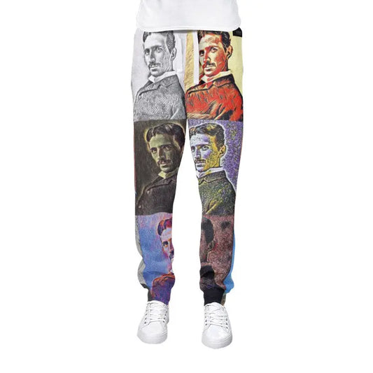 Sweatpants - Encore - Nikola Tesla Printy6