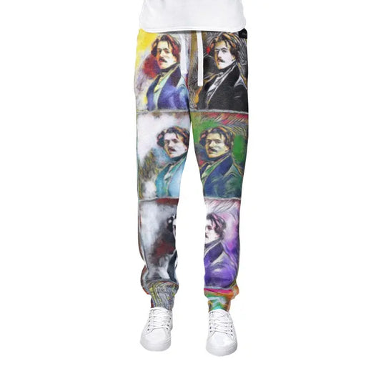 Sweatpants - School of painting - Eugene Delacroix Printy6