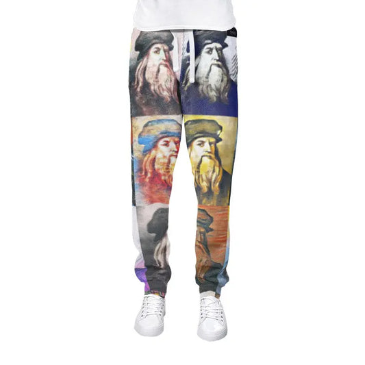 Sweatpants - School of painting - Leonardo Da Vinci Printy6