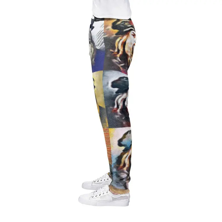 Sweatpants - School of painting - Leonardo Da Vinci Printy6