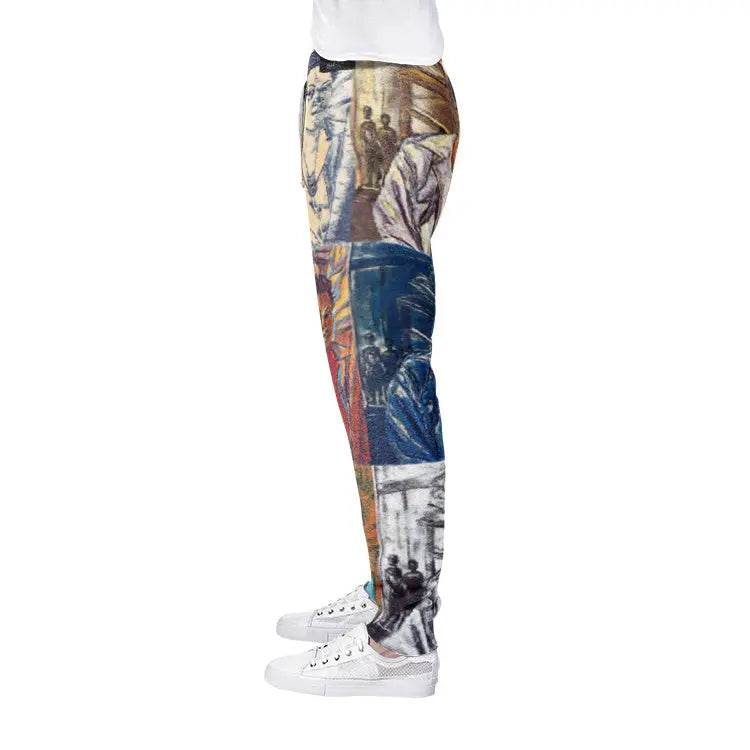 Sweatpants - School of painting - Lois Mailou Jones Printy6