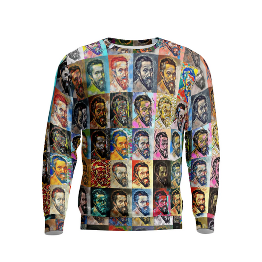 Sweatshirt - School of painting - Michelangelo Buonarroti Printy6