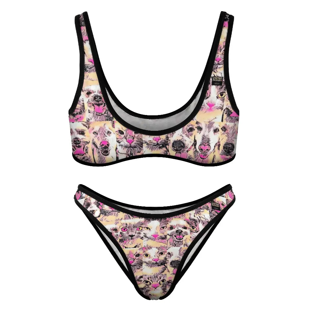 Two piece bikini swimsuit - Club 99 ThisNew