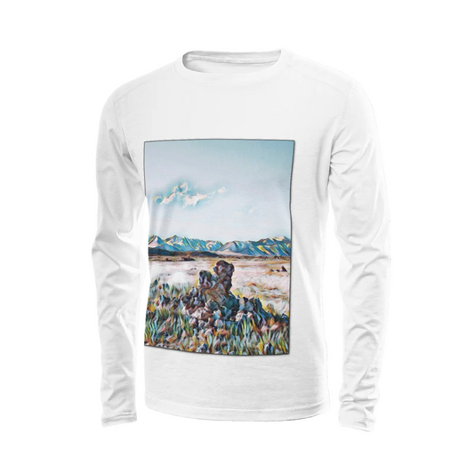 White long sleeve T-shirt - Southern California (11) Printy6