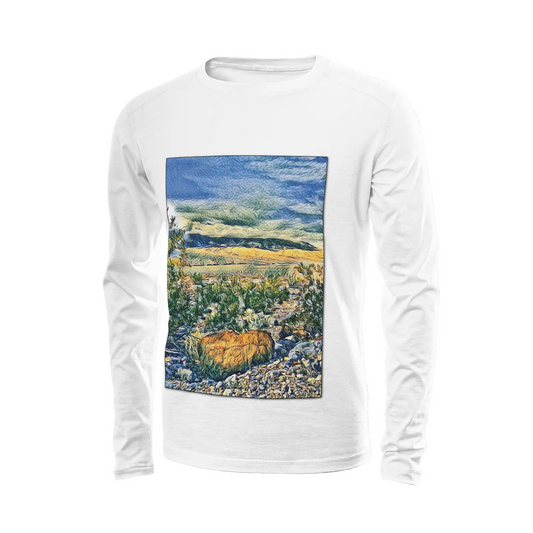 White long sleeve T-shirt - Southern California (13) Printy6