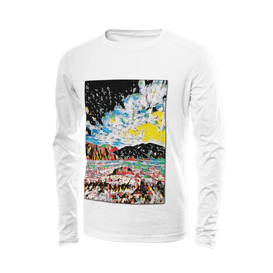 White long sleeve T-shirt - Southern California (15) Printy6