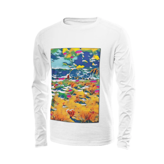 White long sleeve T-shirt - Southern California (2) Printy6