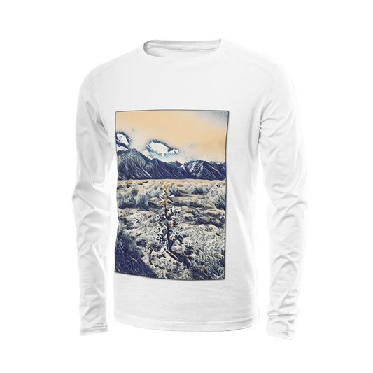 White long sleeve T-shirt - Southern California (5) Printy6