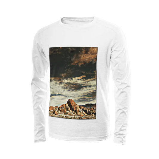 White long sleeve T-shirt - Southern California (7) Printy6