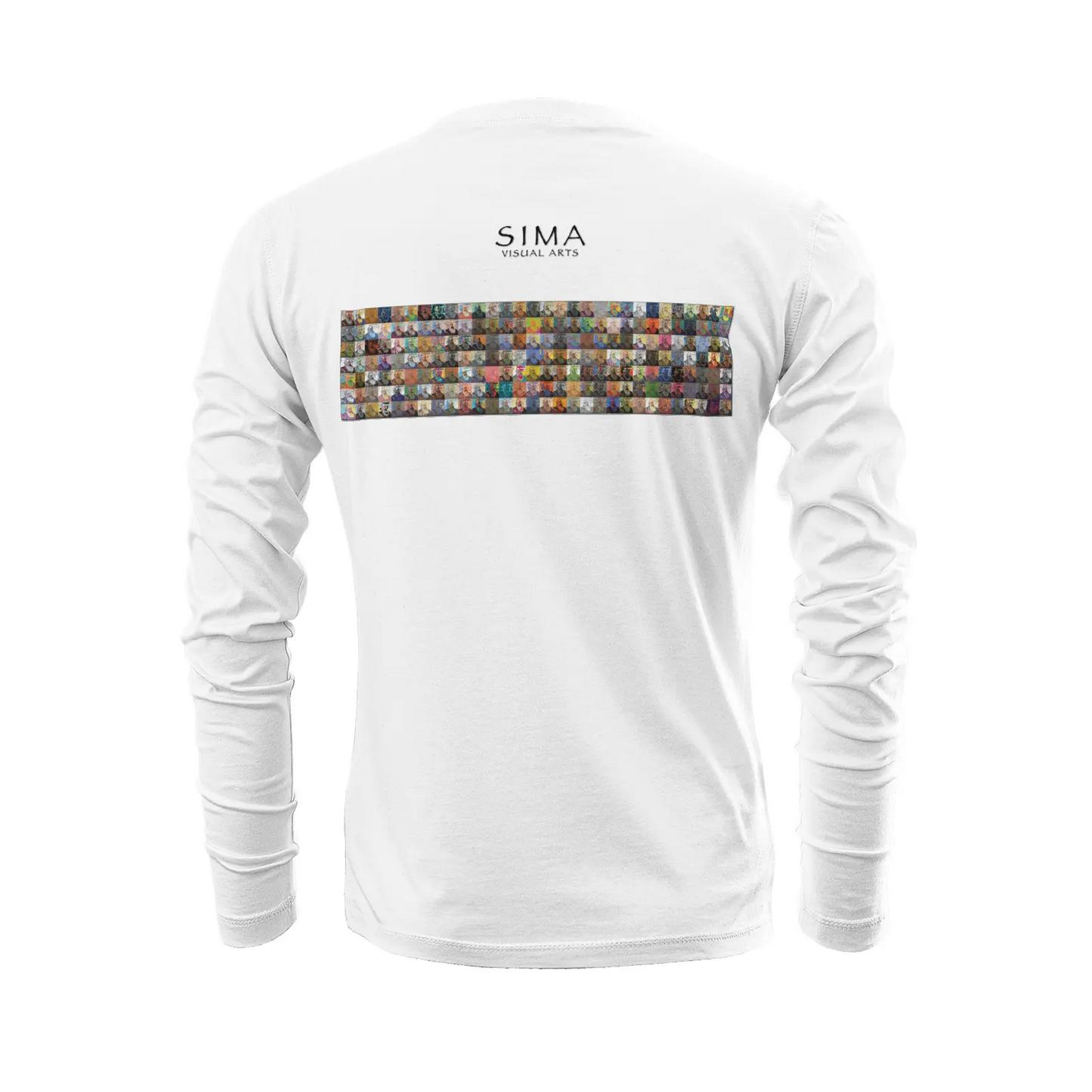 White long sleeve shirt - School of painting - Camille Pissarro Printy6