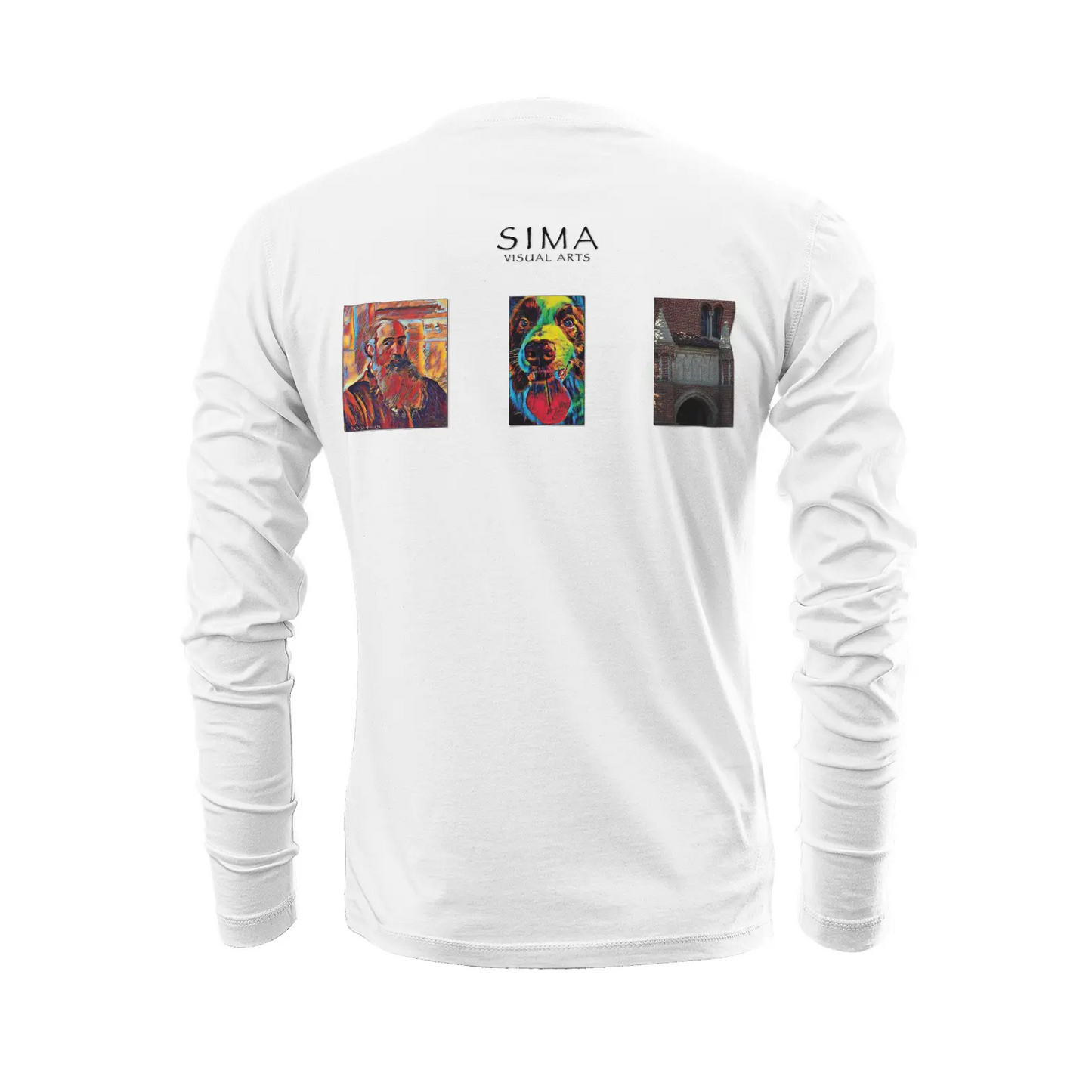 White long sleeve shirt - The prophecy - Camille Pissarro Printy6