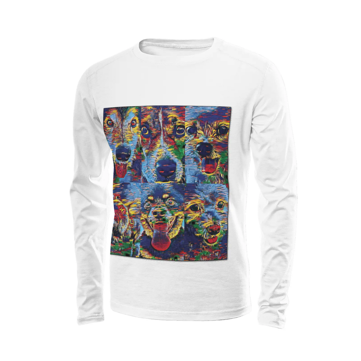 White long sleeve t-Shirt - Club 99 Printy6
