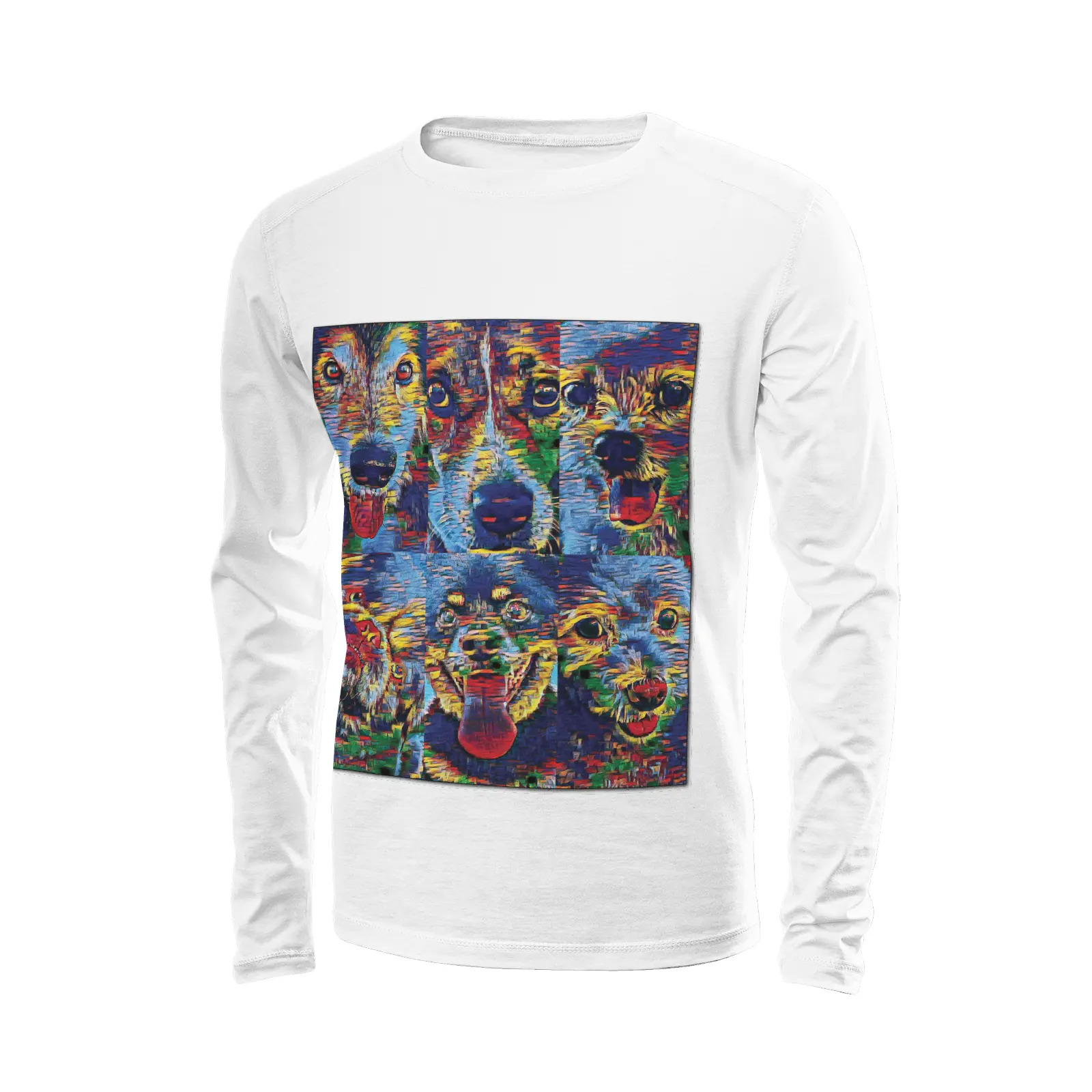 White long sleeve t-Shirt - Club 99 Printy6