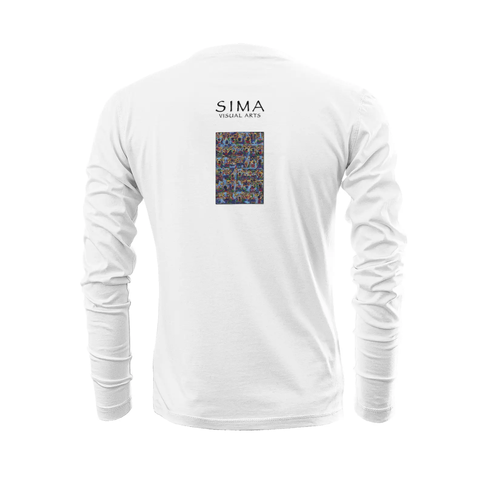 White long sleeve t-Shirt - Club 99 Printy6