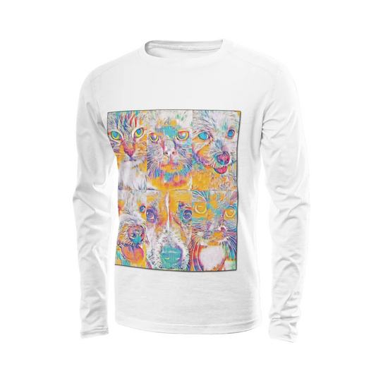 White long sleeve t-shirt - Club 99 Printy6