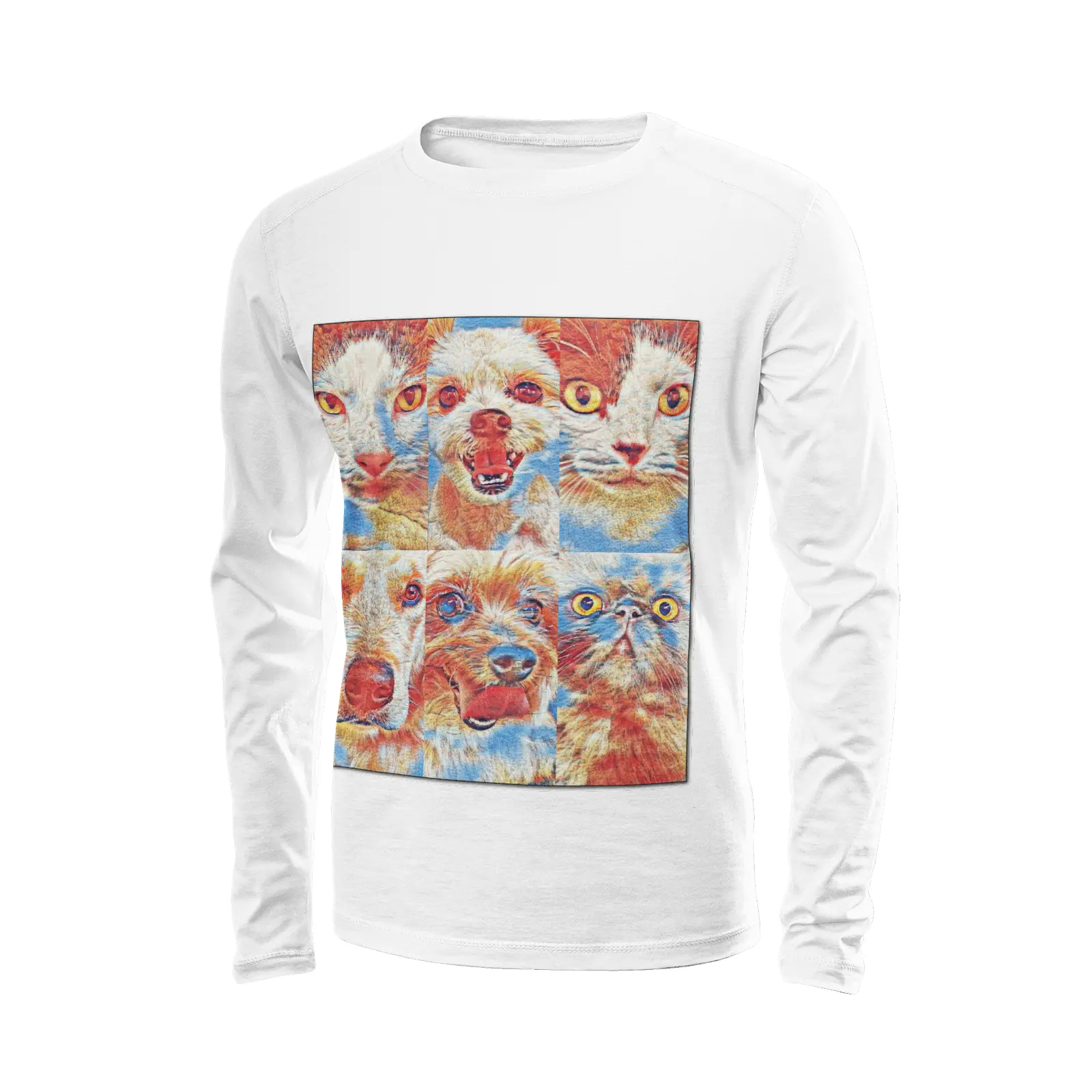 White long sleeve t-shirt - Club 99 Printy6