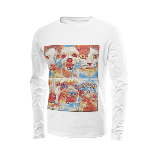 White long sleeve t-shirt - Club 99 Printy6