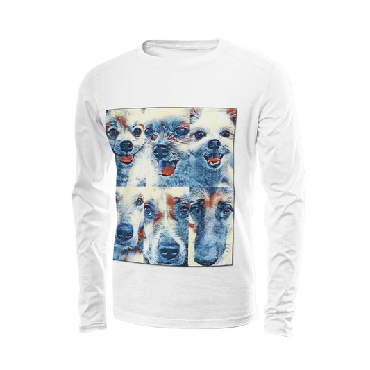 White long sleeve t-shirt - Club 99 Printy6