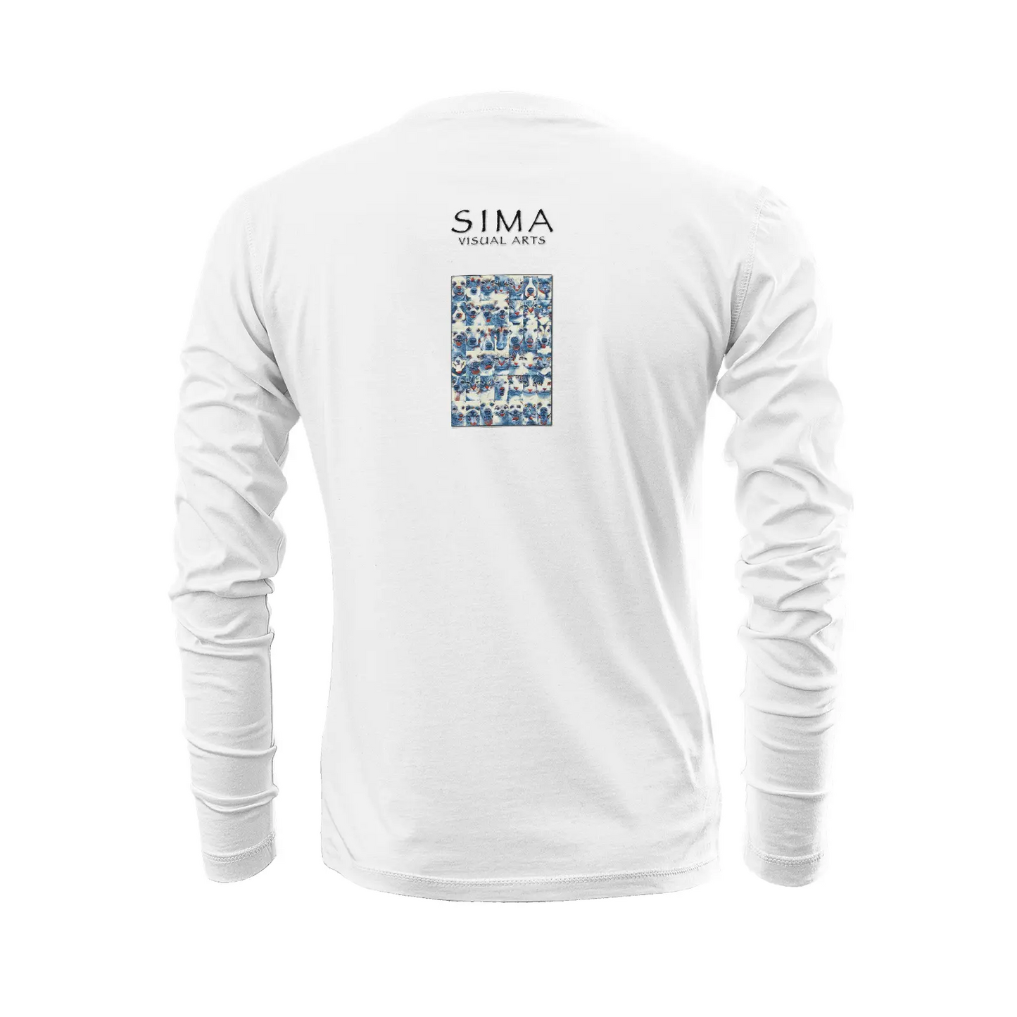 White long sleeve t-shirt - Club 99 Printy6