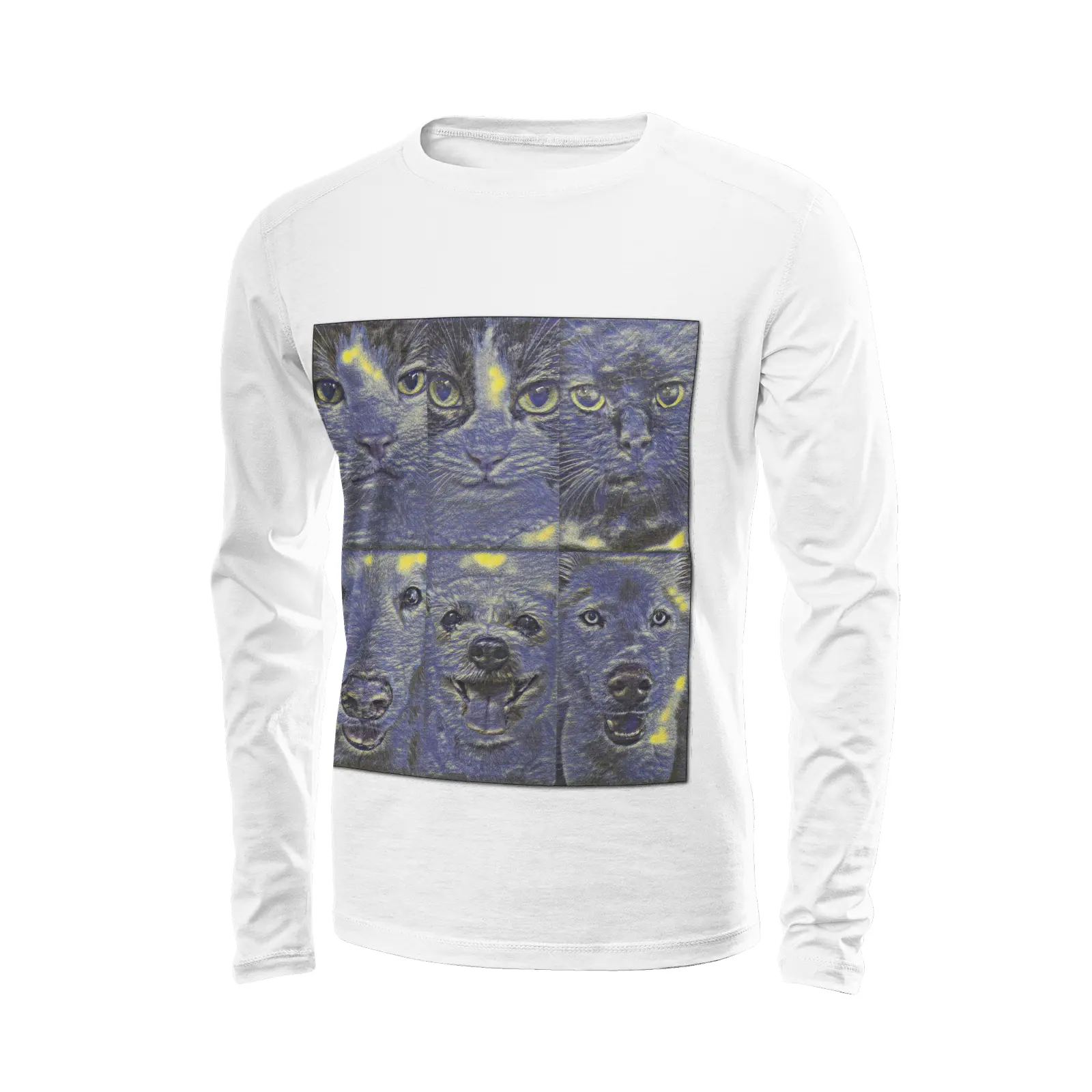 White long sleeve t-shirt - Club 99 Printy6