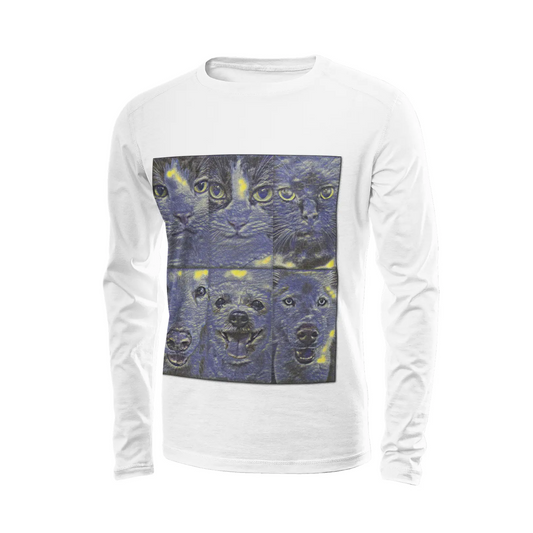 White long sleeve t-shirt - Club 99 Printy6
