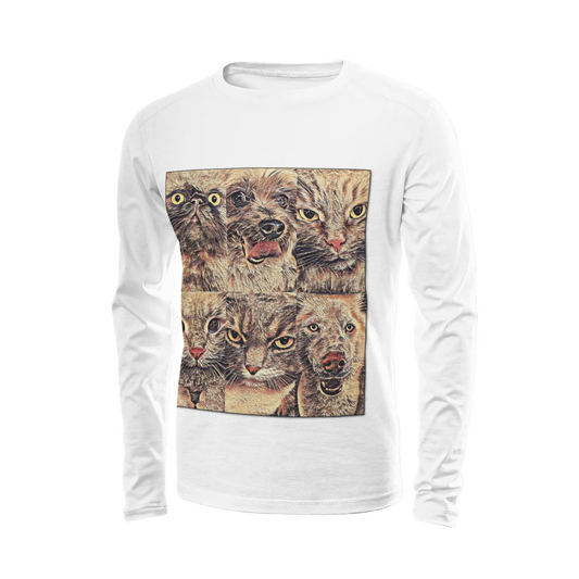 White long sleeve t-shirt - Club 99 Printy6