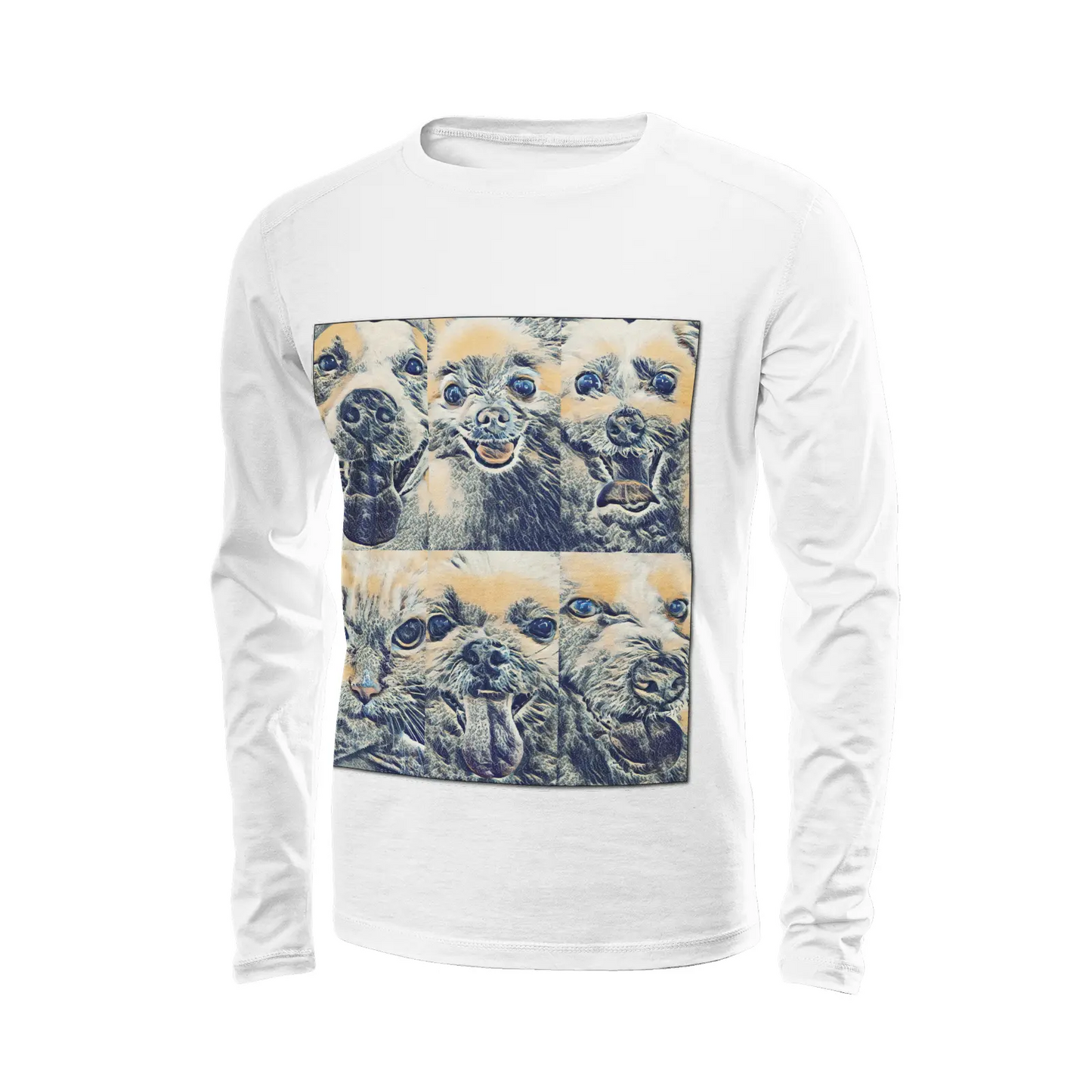 White long sleeve t-shirt - Club 99 Printy6
