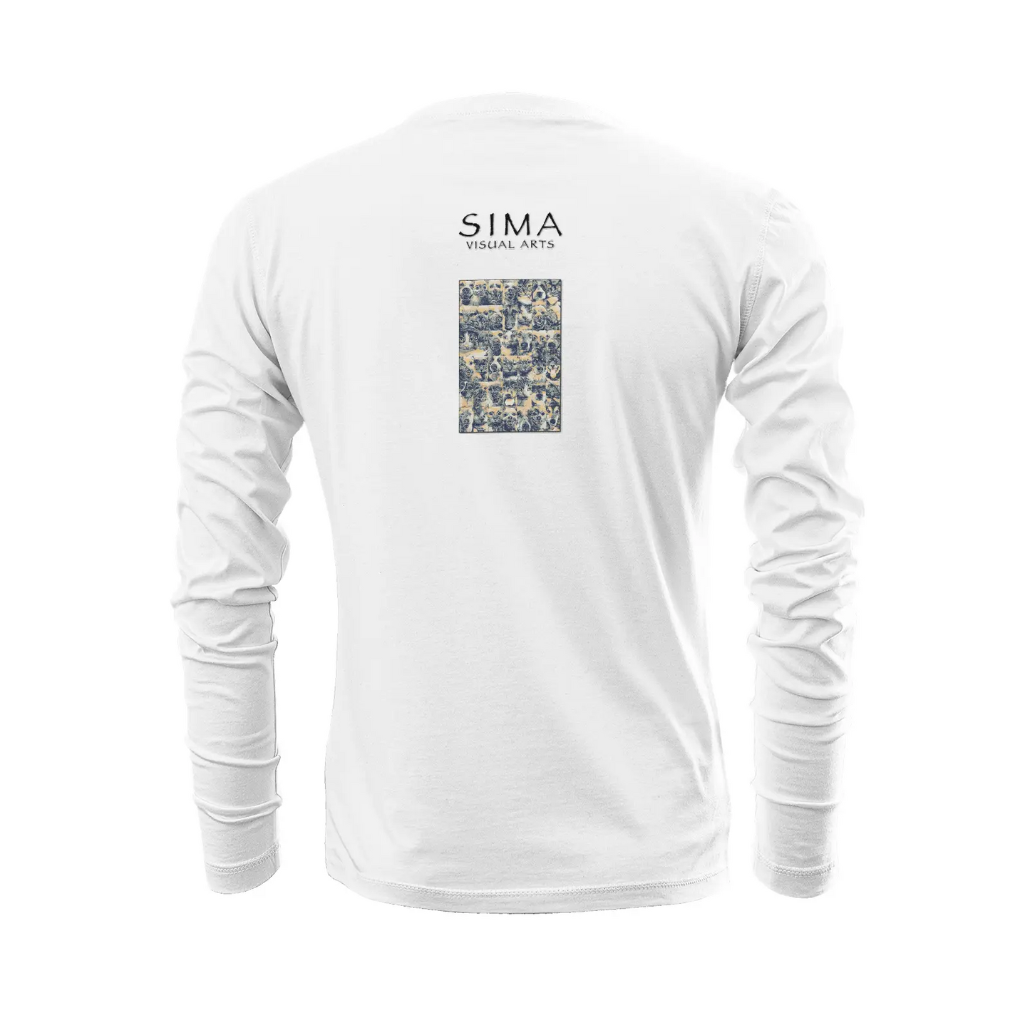White long sleeve t-shirt - Club 99 Printy6