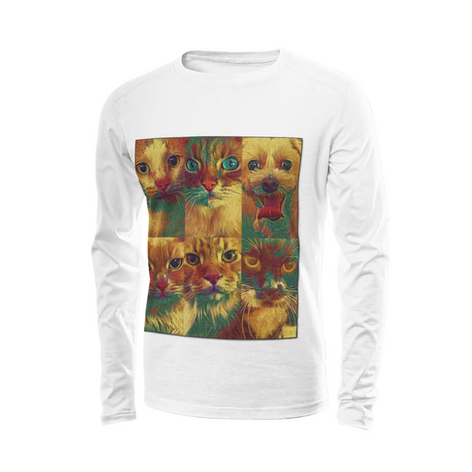 White long sleeve t-shirt - Club 99 Printy6
