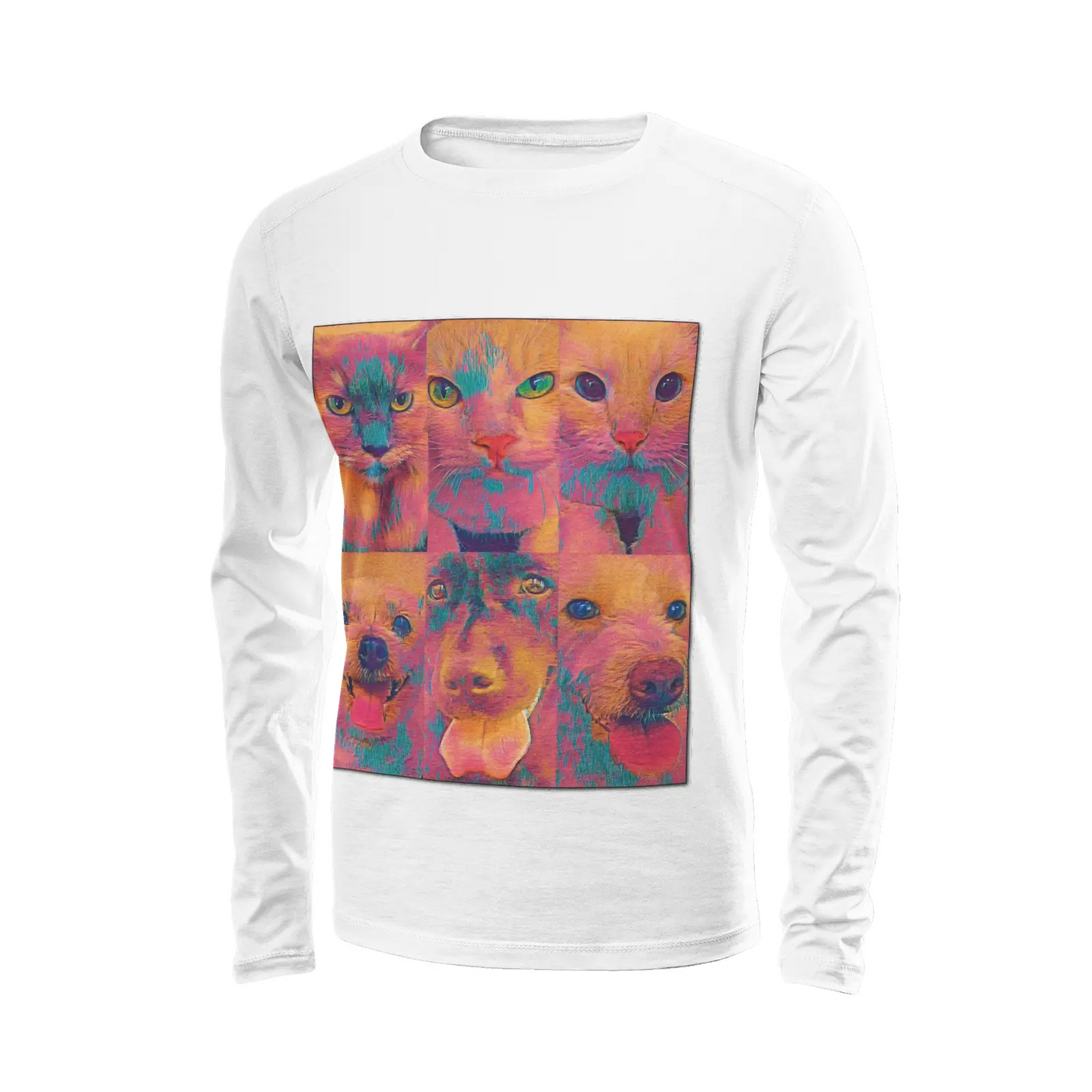 White long sleeve t-shirt - Club 99 Printy6