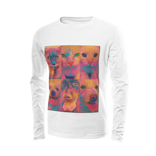 White long sleeve t-shirt - Club 99 Printy6