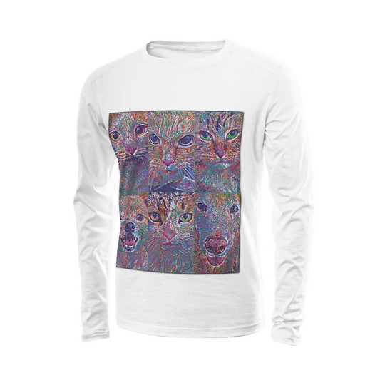 White long sleeve t-shirt - Club 99 Printy6