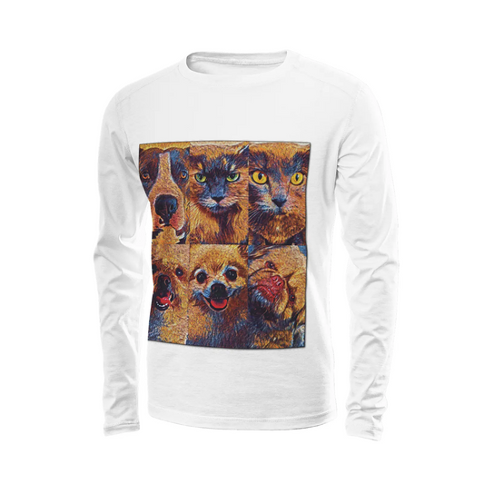 White long sleeve t-shirt - Club 99 Printy6