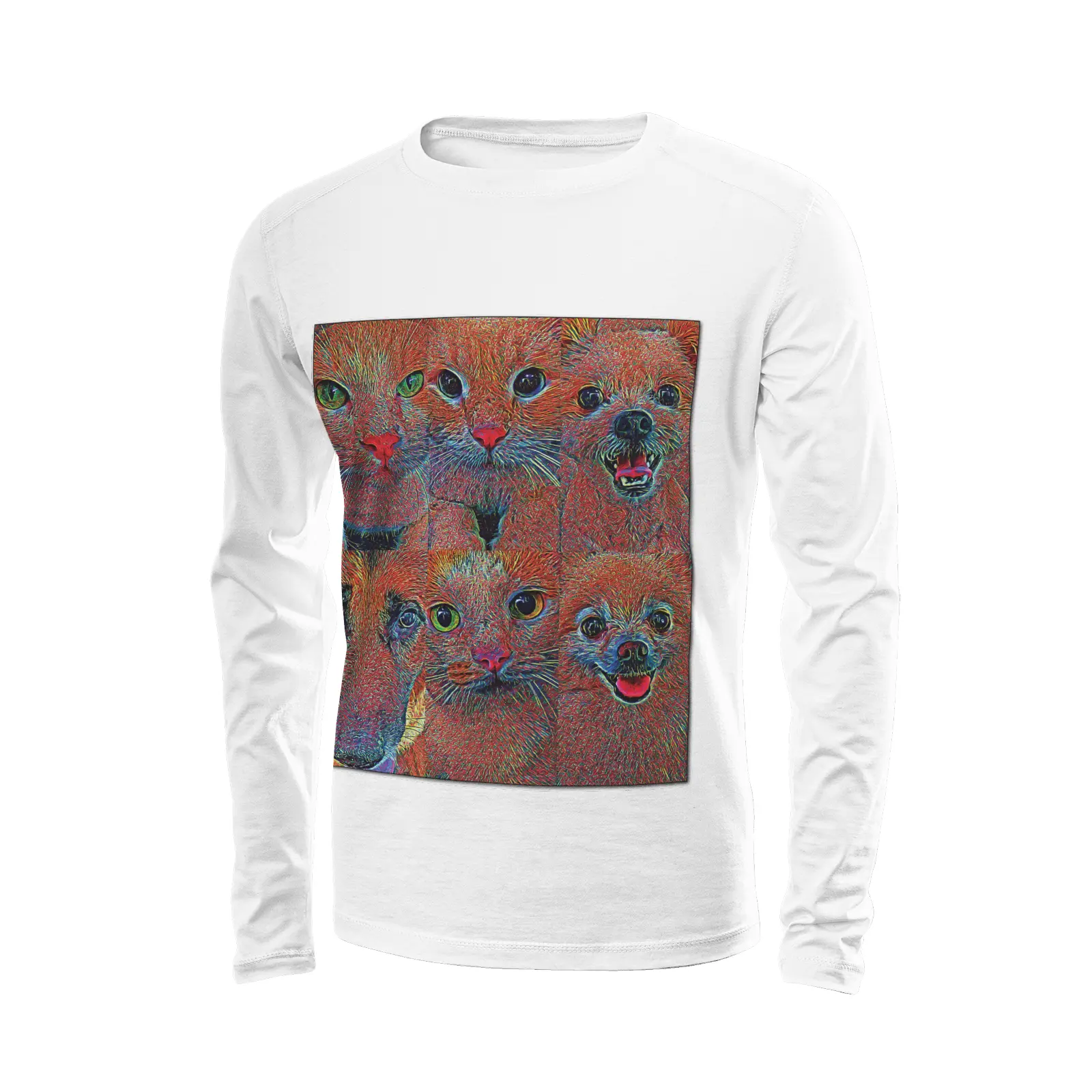 White long sleeve t-shirt - Club 99 Printy6