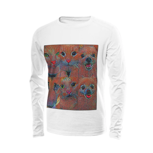 White long sleeve t-shirt - Club 99 Printy6