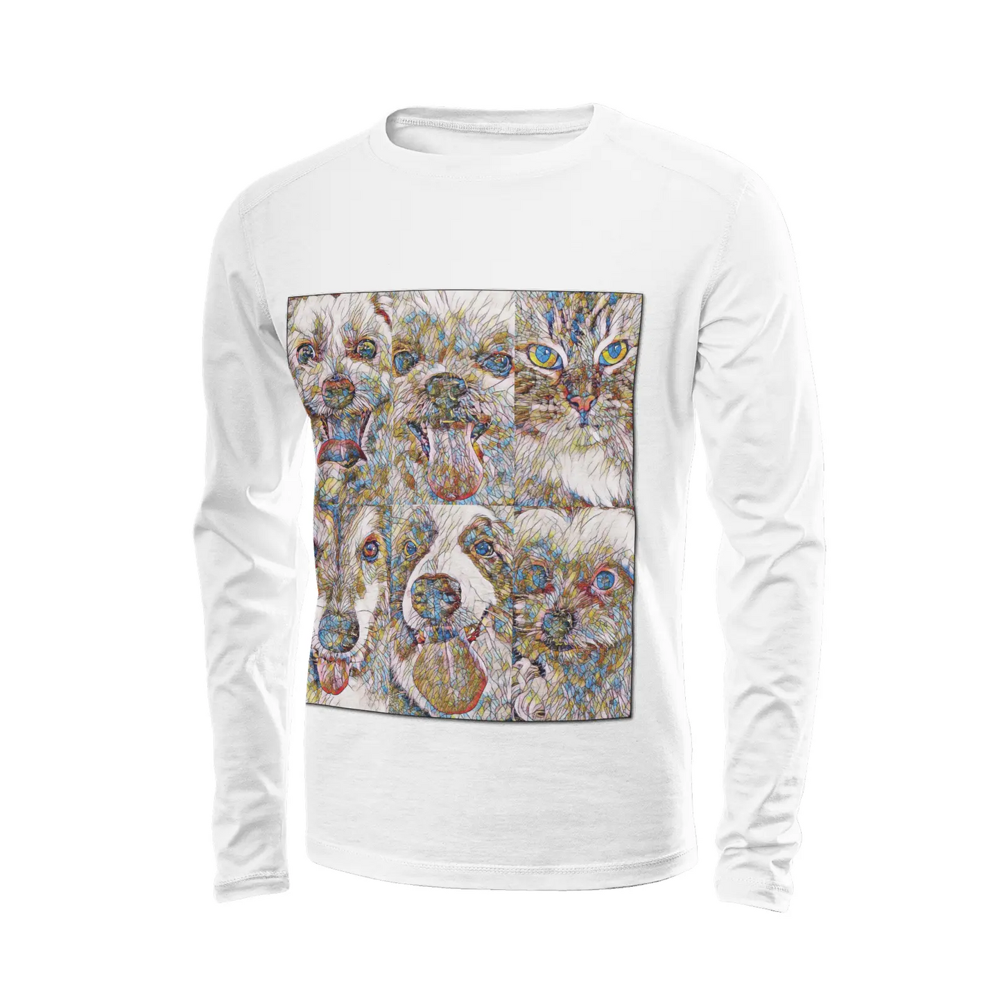 White long sleeve t-shirt - Club 99 Printy6