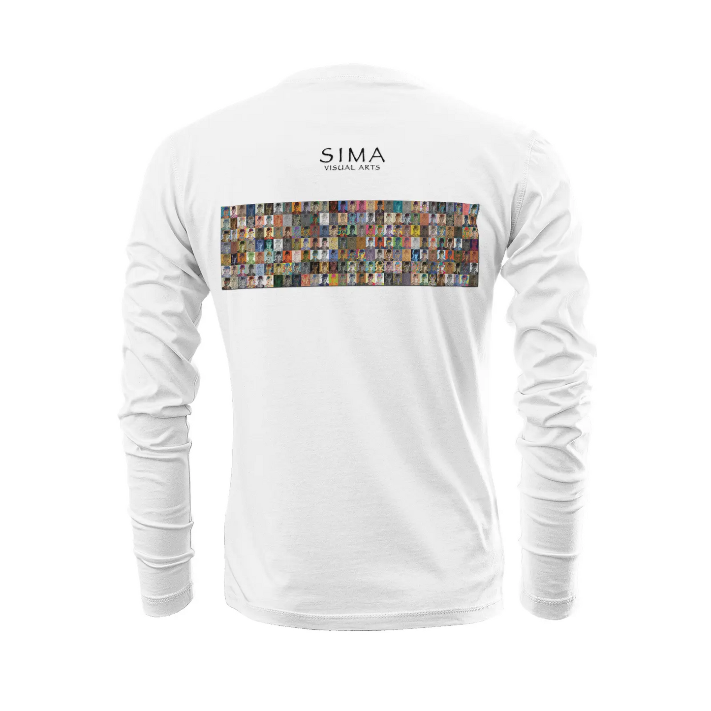White long sleeve t-shirt - Encore - Charlie Chaplin Printy6