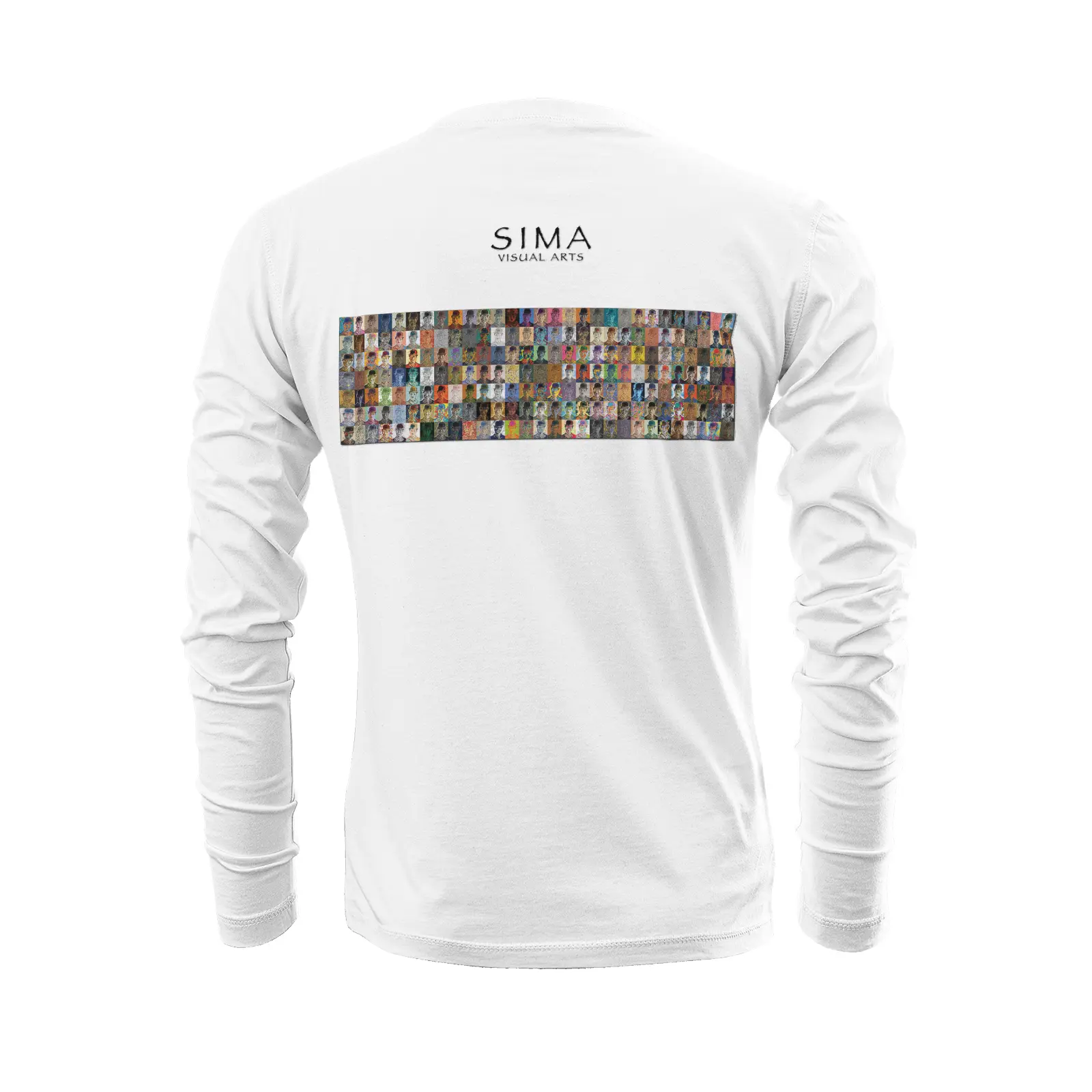 White long sleeve t-shirt - Encore - Charlie Chaplin Printy6